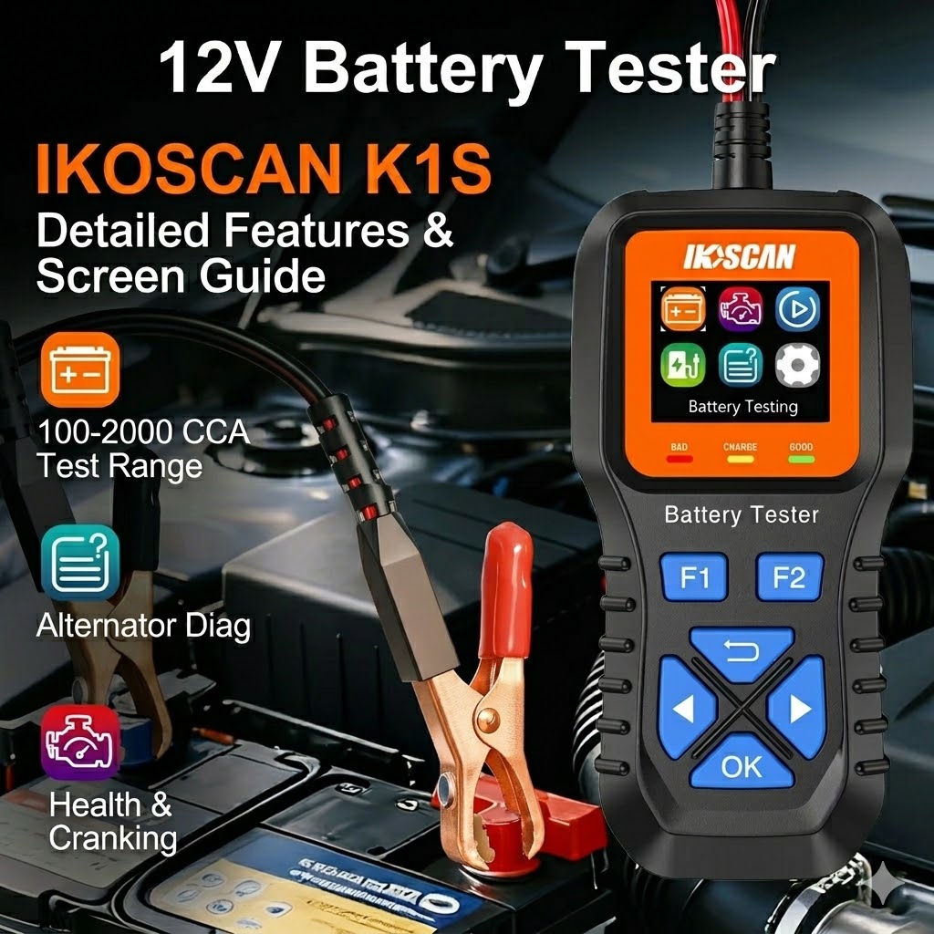 IKOSCAN K1S 12V Penguji Batera - Topdon Tc001 Thermal Camera ulasan dan harga